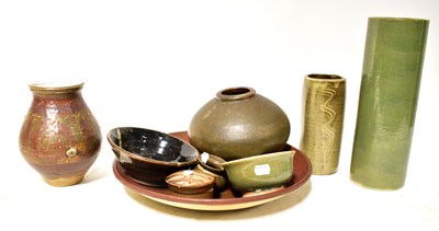 Lot 96 - Various studio pottery ware, mainly purchased...