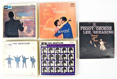 Lot 370 - Five 3/4 IPS twin track Mono Tape records,...