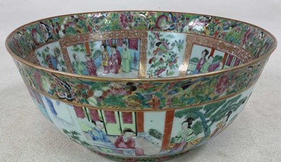 Lot 9 - A mid 19th century Chinese Canton Famille Rose...