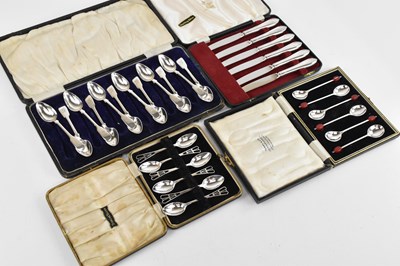 Lot 2214 - VINERS LTD; a cased set of six George VI...