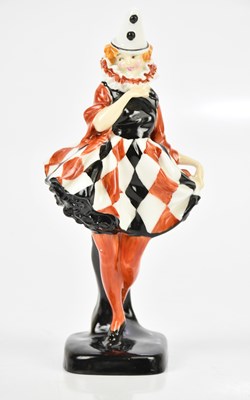 Lot 5 - ROYAL DOULTON; figurine, 'Pierrette', HN643,...