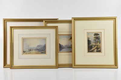 Lot 2599 - ATTRIBUTED TO GEORGE POPKIN; small watercolour,...
