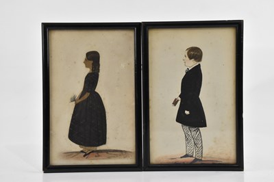 Lot 2618 - UNATTRIBUTED; a pair of 19th century...