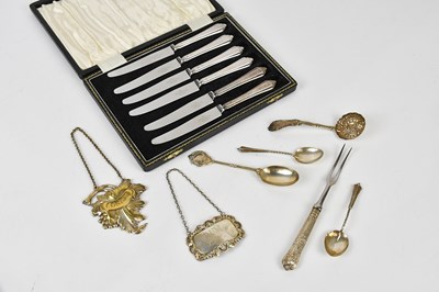 Lot 2217 - WALKER & HALL; a George V hallmarked silver...