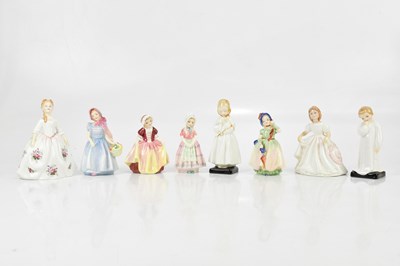 Lot 1643 - ROYAL DOULTON; eight figures, comprising...