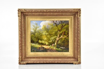 Lot 2655 - D VAN DER PUTTEN; oil on panel, 'May in...