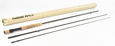Lot 1445 - SAGE; a graphite III three piece fishing rod...