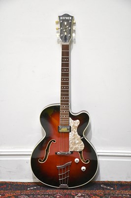 Lot 1288 - HOFNER; 'The Burgundy President' six string...