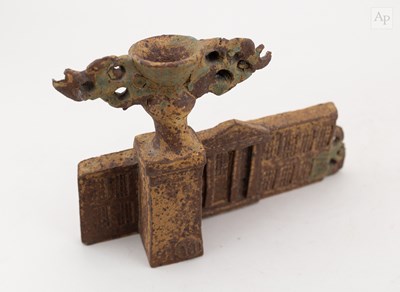 Lot 407 - JOHN MALTBY (1936-2020); a flat back stoneware...