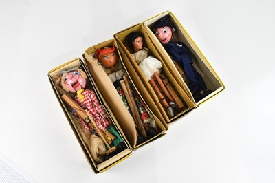 Lot 1564 - PELHAM PUPPETS; a collection of four puppets...
