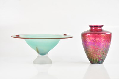 Lot 1593 - KOSTA BODA; a contemporary art glass footed...