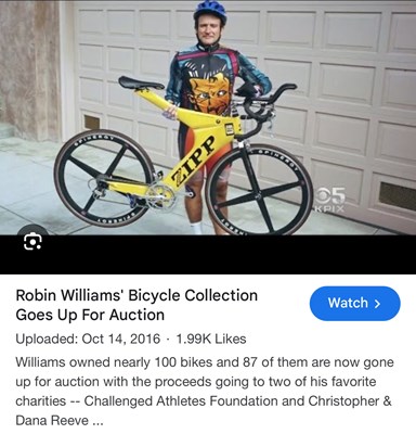 Lot 17 - 2001 Zipp 2001 - L/57 (Robin Williams...