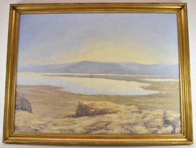 Lot 174 - TOM YOUNG (born 1973); oil on canvas, 'Masada',...