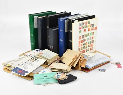 Lot 760 - WORLD STAMPS; a carton with various in...