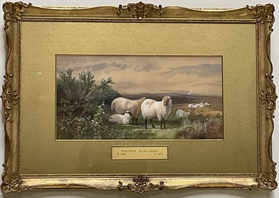 Lot 456 - GEORGE SHALDERS (1826-1873); watercolour,...