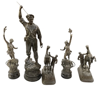 Lot 384 - A group of five early 20th century and later...