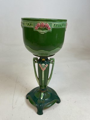 Lot 231 - EICHWALD; an Art Nouveau jardiniere of small...