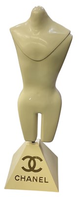 Lot 331 - CHANEL; a vintage white fibreglass mannequin...