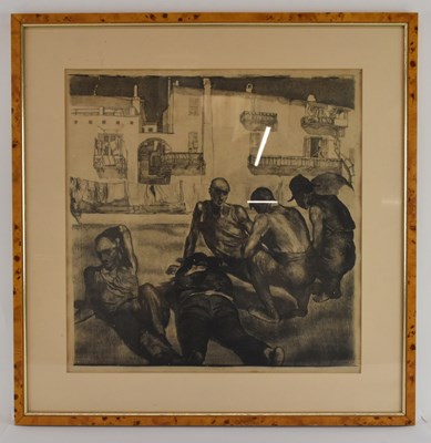 Lot 180 - JOHN COPLEY (1875-1950); a signed etching,...