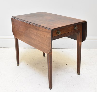 Lot 167 - A 19th century mahogany Pembroke table with...
