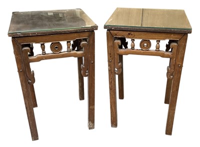 Lot 50 - A pair of early 20th century Chinese carved...