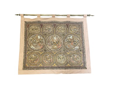 Lot 328 - A large mid 20th century Thai jewelled and...