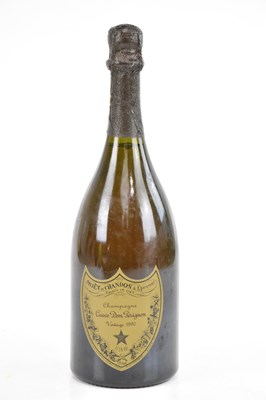Lot 2487 - CHAMPAGNE; a bottle of 1990 Dom Perignon,...
