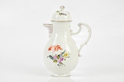 Lot 1718 - MEISSEN; a 19th century hand painted and...