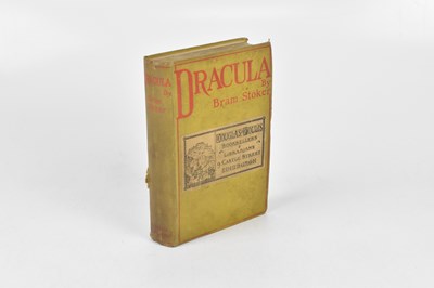 Lot 245 - STOKER (BRAM), DRACULA, ix, [1], 390, first...