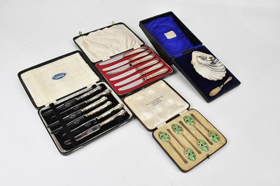Lot 2206 - TURNER & SIMPSON; a cased set of George VI...