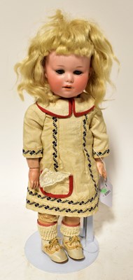 Lot 322 - ARMAND MARSEILLE; a bisque headed doll, made...