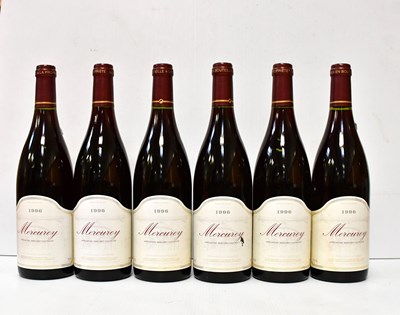 Lot 152 - Six bottles of Mercurey, 1996, 13% vol, 750ml...