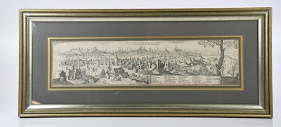 Lot 2579 - An 18th century engraving, 'Prospect der...