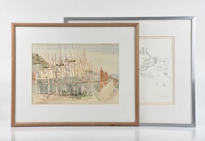 Lot 127 - IOLA SPAFFORD (born 1930); watercolour, 'Onion...