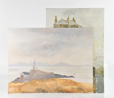 Lot 243 - IOLA SPAFFORD (born 1930); oil on board,...