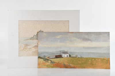 Lot 244 - IOLA SPAFFORD (born 1930); oil on board,...