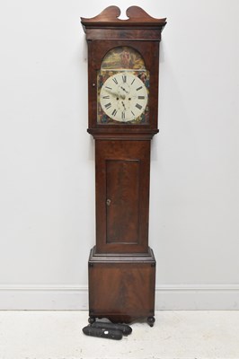 Lot 203 - A longcase clock