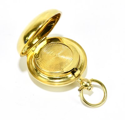 Lot 1532 - A 9ct gold sovereign case, weight 11g.