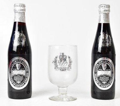 Lot 207 - GUINNESS; two bottles brewed to commemorate...