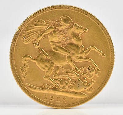 Lot 2476 - A George V full sovereign, 1912.