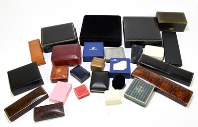 Lot 1263 - A collection of Victorian and later jewellery and silver boxes.