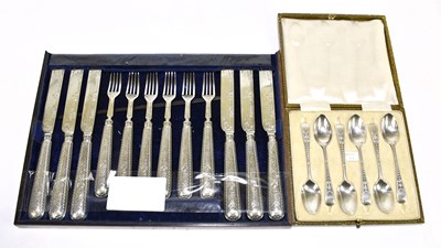Lot 2085 - A set of six 19th century hallmarked silver...