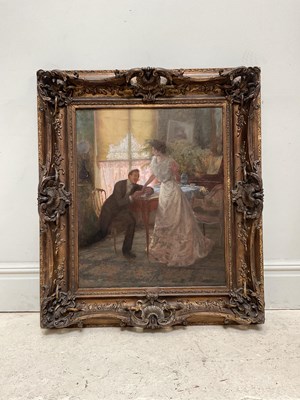Lot 2625 - ALBERT BREAUTE (FRENCH, 1853-1941); oil on...