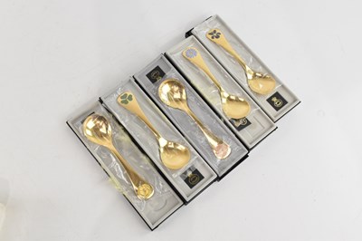 Lot 2192 - GEORG JENSEN; a collection of five annual,...