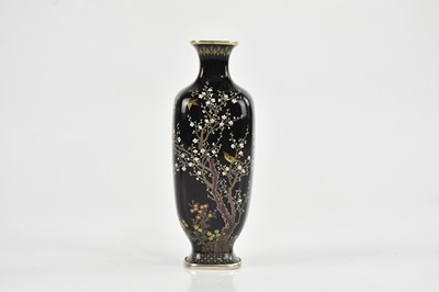 Lot 1650 - HAYASHI; a good miniature Japanese cloisonné...