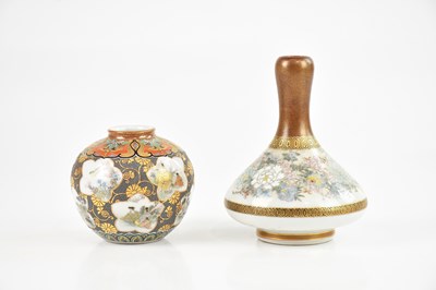 Lot 1673 - Two pieces of Japanese Kutani, including a...