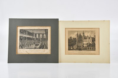 Lot 2578 - A BAUGE PRINTIELLE; a 19th century engraving, '...