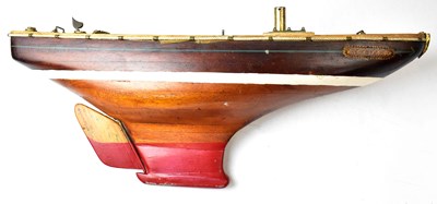 Lot 504 - A scratch built pond yacht hull, 'The Boy Mark'...