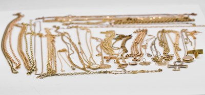Lot 1084 - A large collection of 9ct gold charms,...