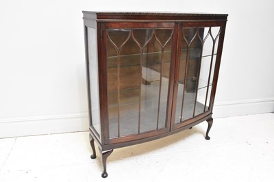 Lot 140 - An early 20th century mahogany display cabinet,...